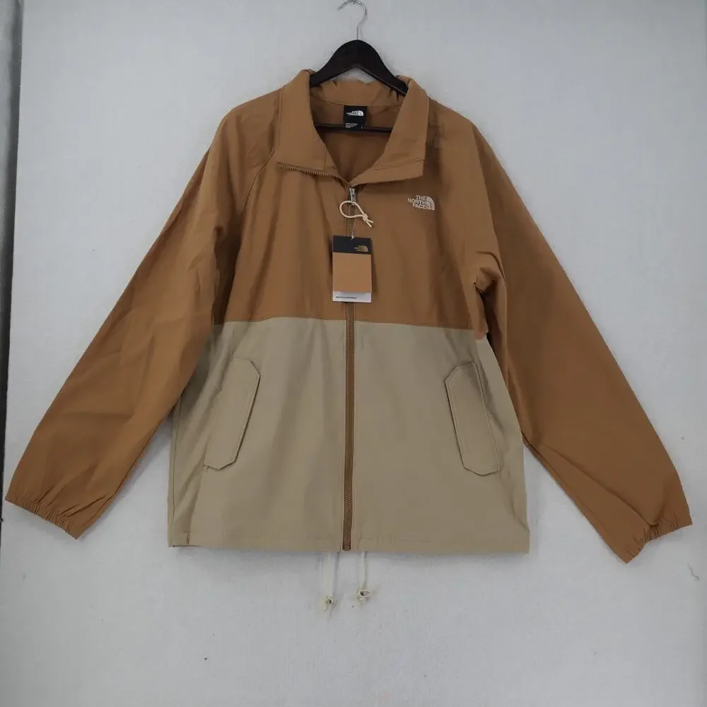 The North Face Men's Large Class V Full-Zip  Jacket Utility Brown Twill
